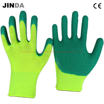 Latex Coated Labor Protective Safety Gloves (LS215)